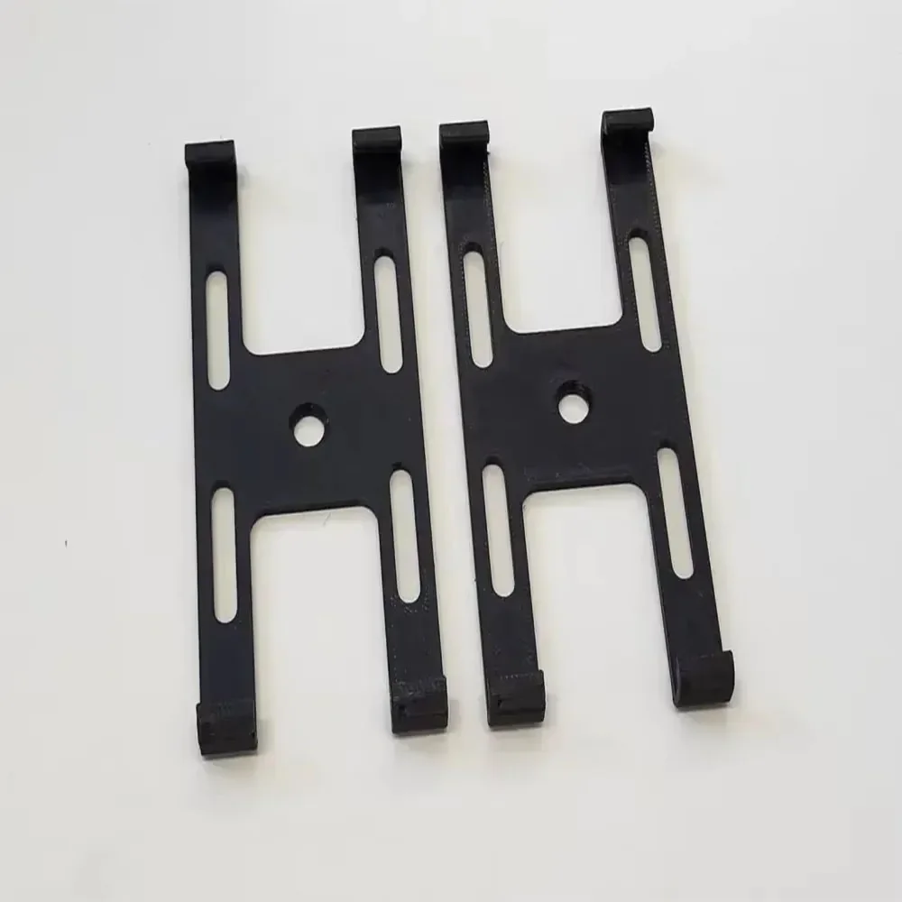 Weather-Proof Frameless EU Car License Plate Frame - Exterior Car Tag Frame for Front & Rear Tags Car License Plate Holder