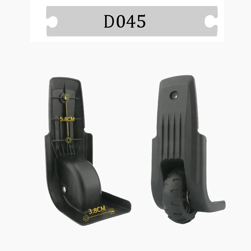 For Replacing Fixed Luggage Trolley Wheels Straight-running Castors Durable Front Luggage Trolley Wheels