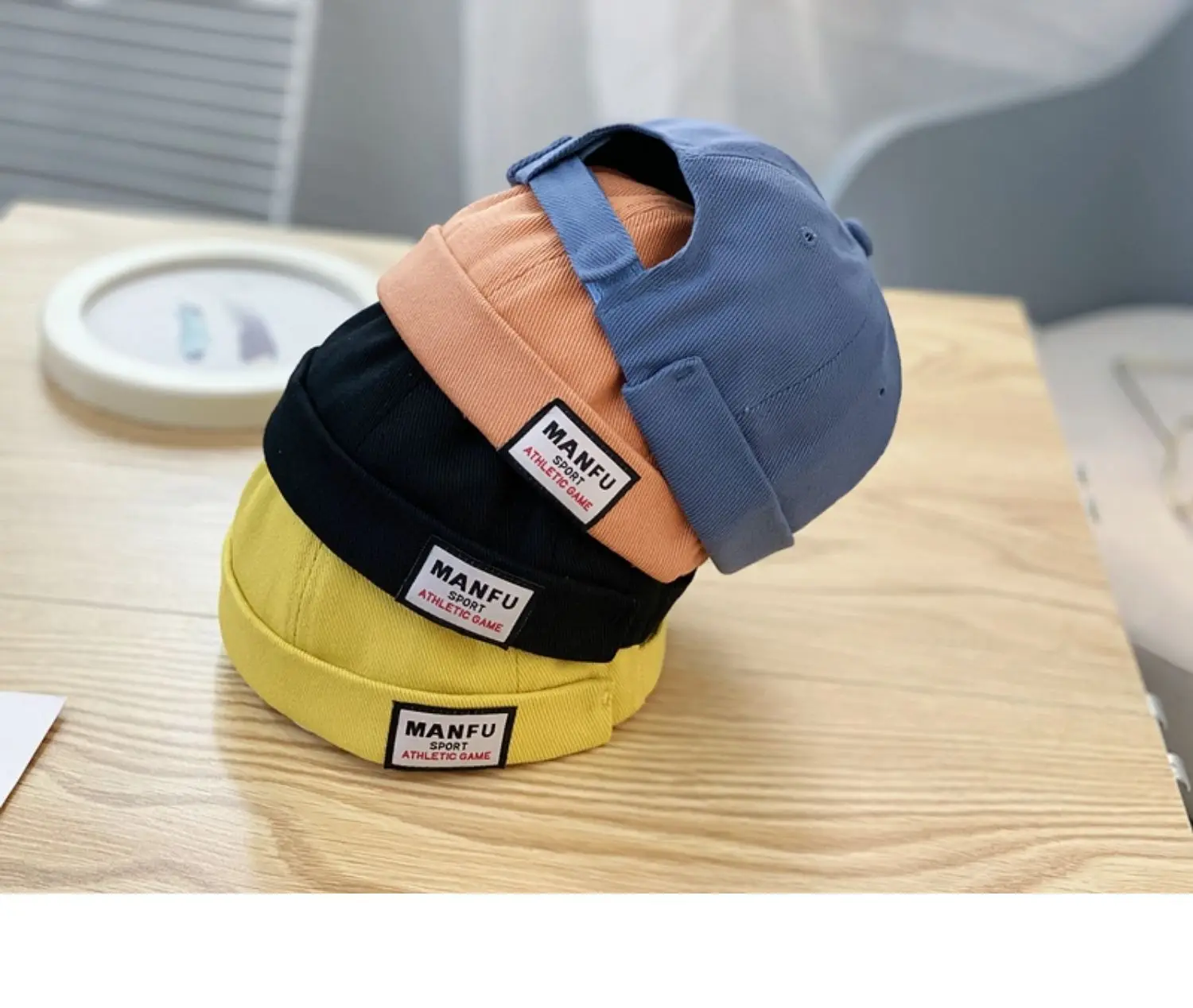 Spring Baby Landlord Hat  2022 New  Janpan Style Solid Color Hats for Girls Boy  Children Beret Hip-Hop Cap Embroidery Toddler