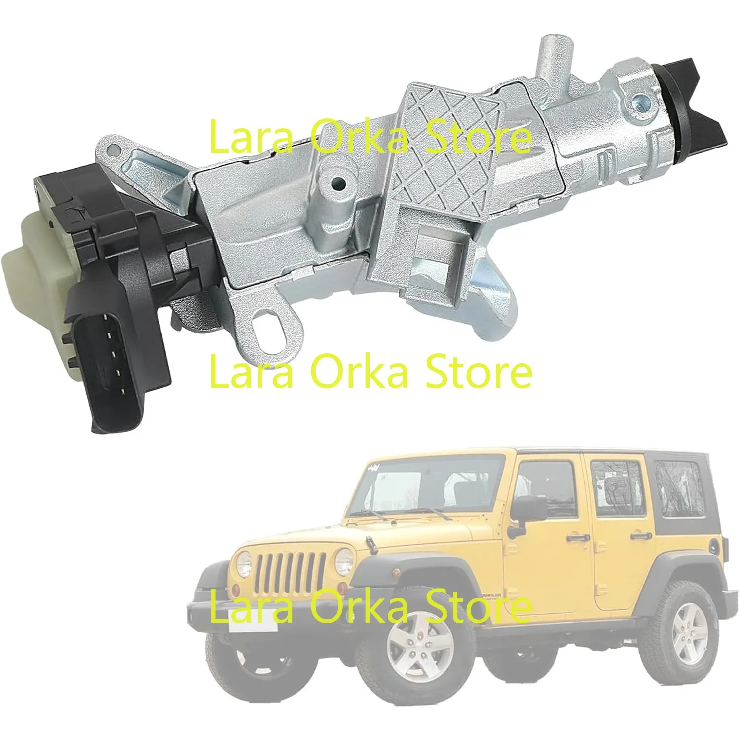 Ignition Lock Cylinder Housing Steering Column Switch Fit for Jeep Liberty Patriot Wrangler Compass,# 68054822AB 05057297AJ