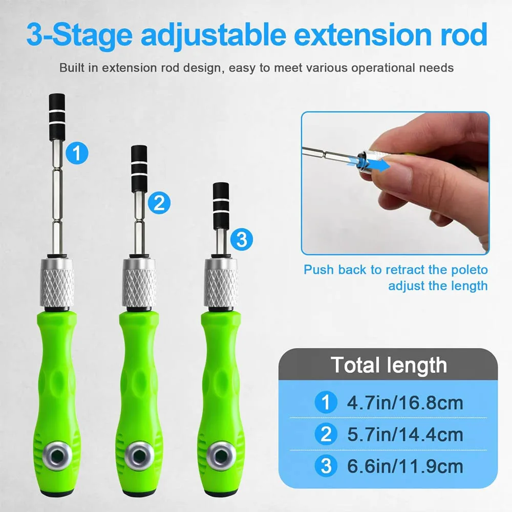 32 in 1 Multifunctional Screwdriver Set With 30 PCS Torx Phillips Magnetic Screw Driver Bits Hand Repair Tool For Phone Watch PC
