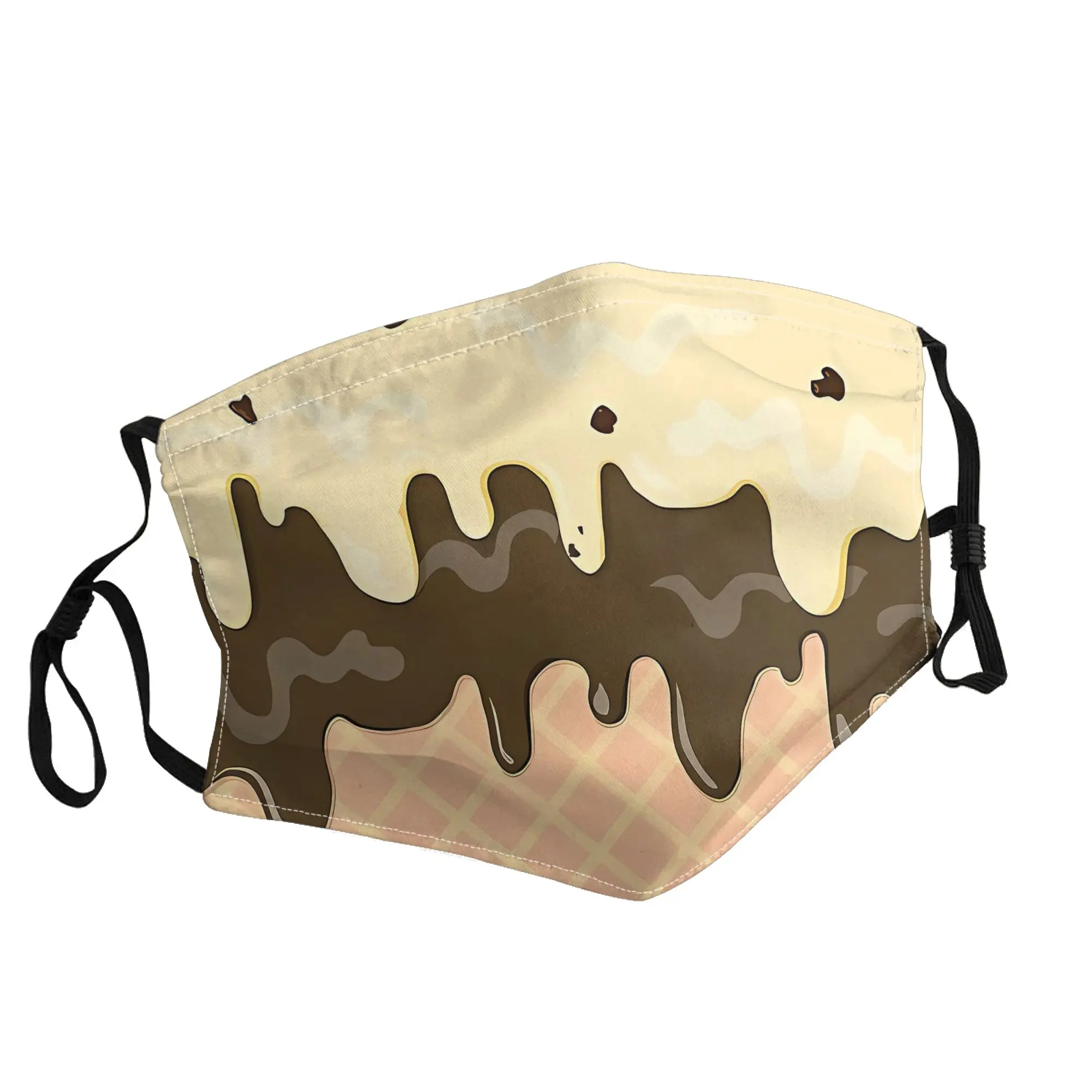 

Маска Melting Ice Cream Mask унисекс, модная, с принтом, для улицы
