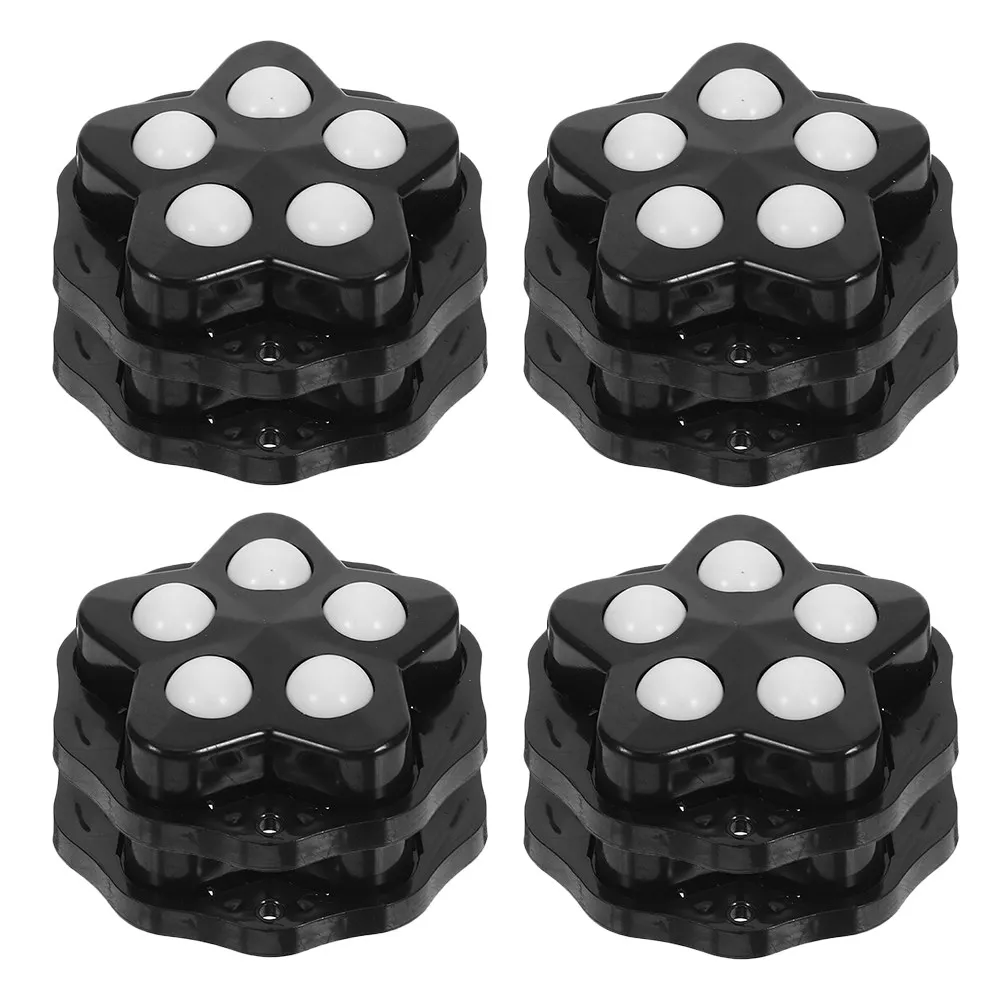 8Pcs Adhesive Universal Caster Wheels Heavy Duty Smooth Rolling Self-Stick for Coffee Makers Appliances Furniture Kitchen