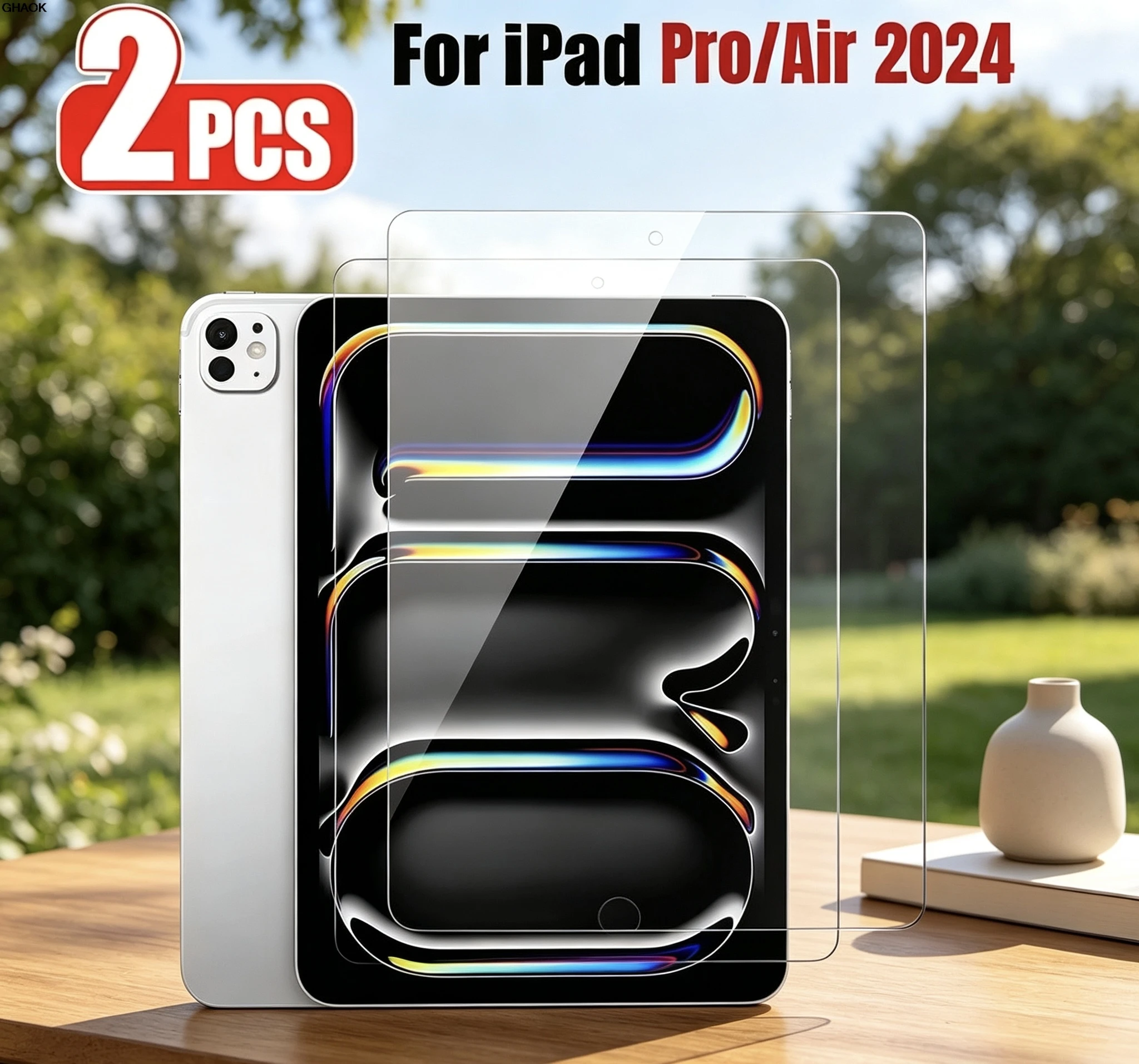 

2pcs Tempered Glass Screen Protector For iPad Air 13 11 2025 11th A16 10th Generation For iPad 12.9 7th 8th 9th Mini 6 7 Film