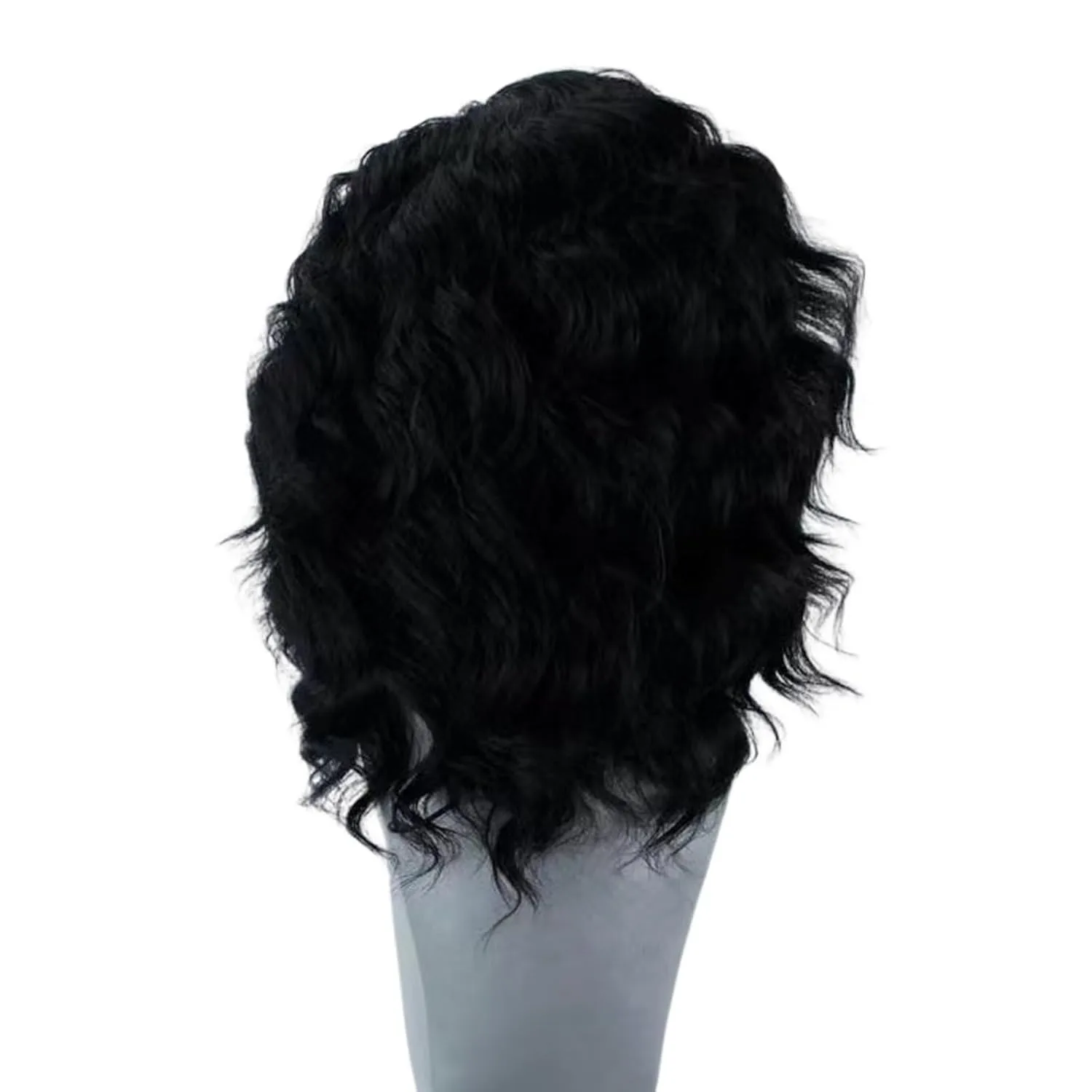 블랙 하이라이트 숏 보브 레이스 프론트 가발 바디 웨이브 레이스 프론탈 가발 13x4 블랙 믹스 화이트 헤어 합성 데일리 코스프레 가발