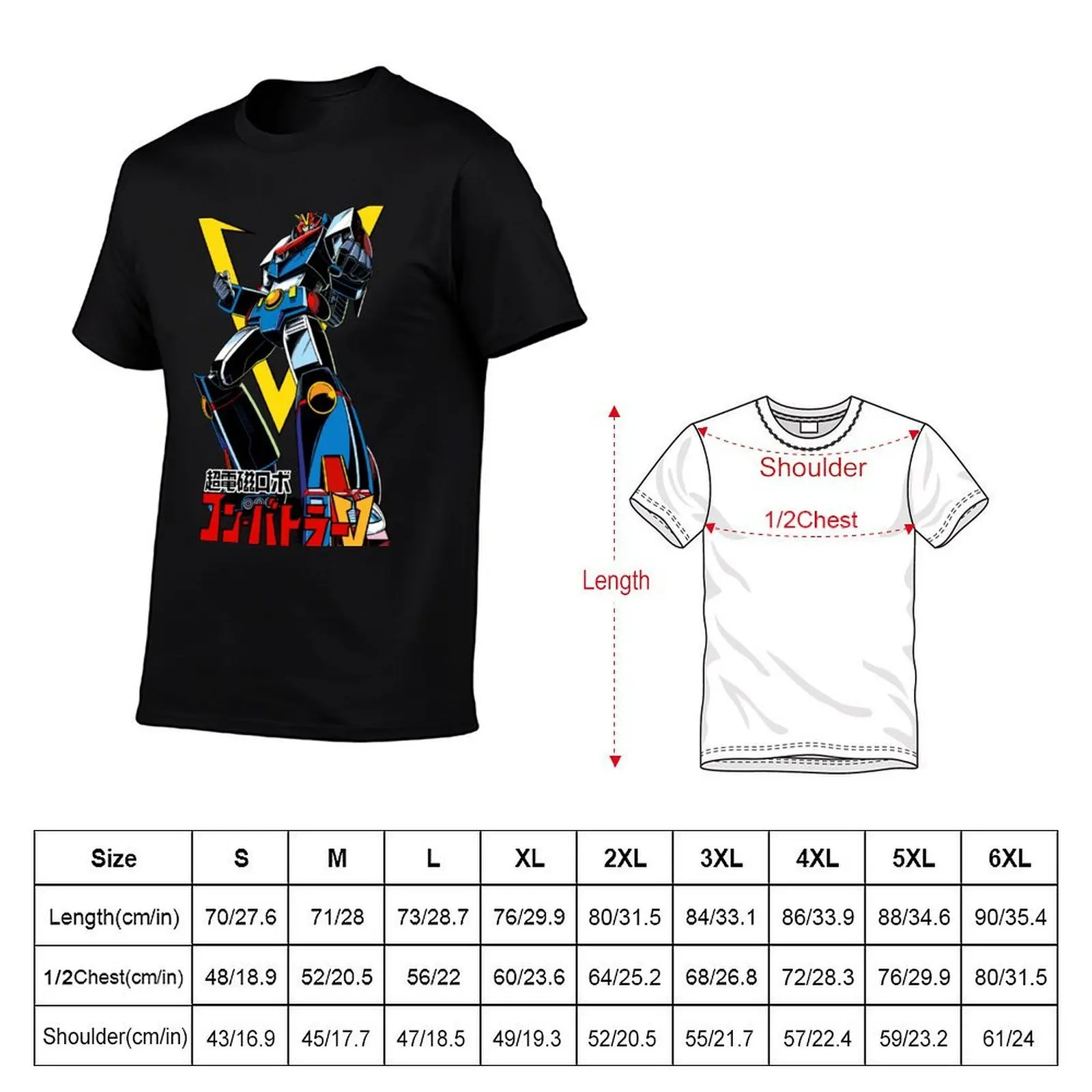 Combattler T-Shirt, Summer Casual Cotton Tee, Oversized Streetwear Tops, Vintage Graphic Print, Loose Fit Short Sleeve