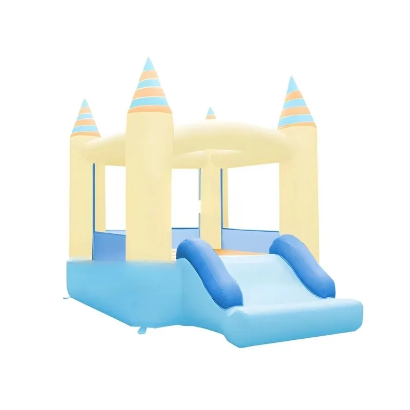 Outdoor Inflatable White Wedding Castle Air Tent Castle Kids Fun Games Trampoline Birthday Party Castle