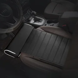 1Pcs Car Seat Leather Leg Pad Support Extension Mat Soft Foot Support Leg Leather Cushion Knee Pad Car Accessorie