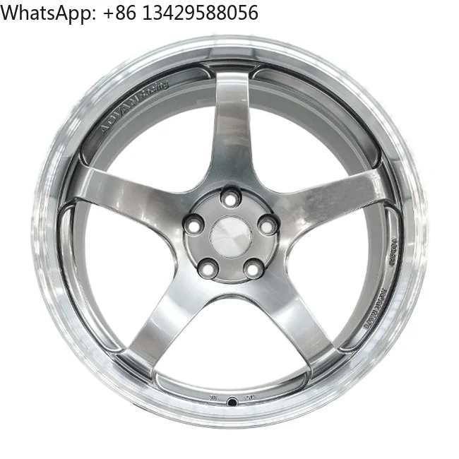 

Silver Plated One-Piece Aluminum Alloy 19*8.5 5*112 Forged Passenger Car Wheels 35mm-40mm-25mm-20mm ET 98mm-100mm 5*112 Wheel"
