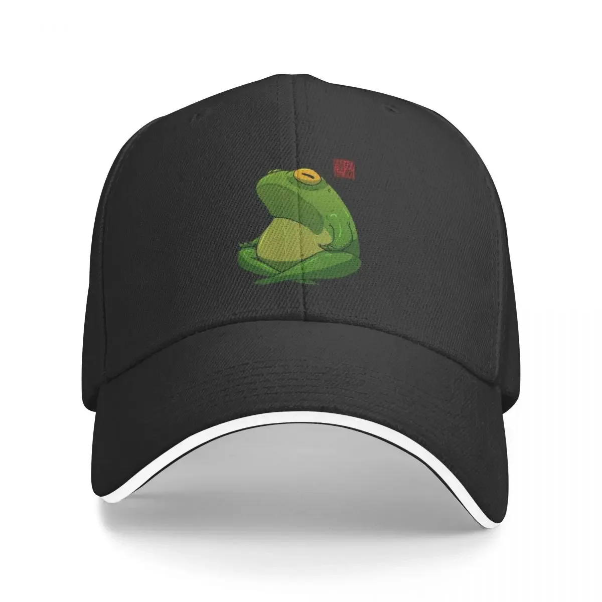 Yoga Frog Cross Legged Pose Baseball Cap Gentleman Hat Bobble Hat Snapback Cap Designer Man Women's