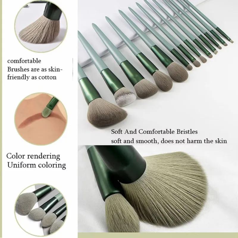 Make-up-Pinsel-Set, weiches, flauschiges Make-up-Pinsel-Set für Kosmetika, Foundation, Rouge, Puder, Lidschatten, Kabuki Blending, Make-up-Pinsel