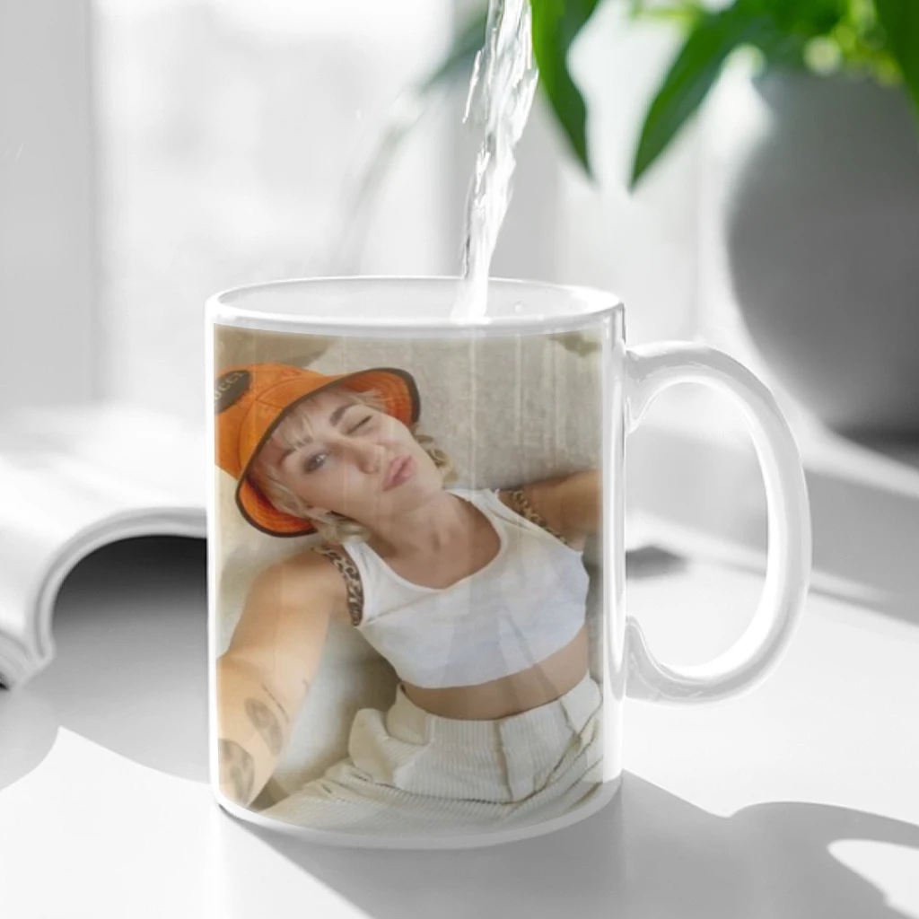 Miley Cyrus album Mug 11oz Black Ceramic Coffee Mug Friends Birthday Gift Mug