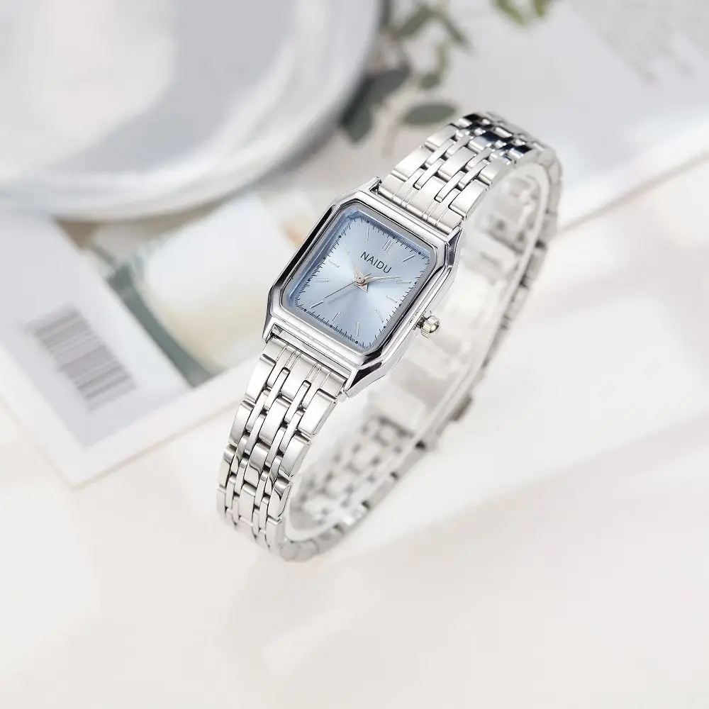 Reloj informal de moda para mujer con temperamento elegante, exquisito reloj cuadrado de cuarzo con esfera pequeña, reloj de cuarzo часы жletiikanе