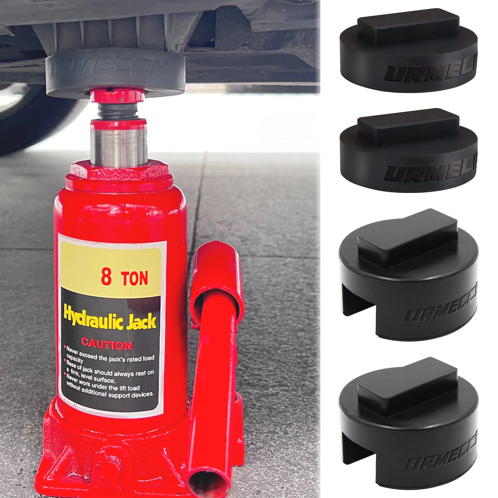 

4Pcs Rubber Jack Pad for BMW and Mini Car Jack Pucks Block Fits Hydraulic Bottle Jack Floor Jack Scissor Jack Lift Jack Stand