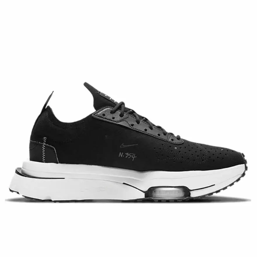 Nike อินเทรนด์แฟชั่นอเนกประสงค์สปอร์ตสบายไลฟ์สไตล์ต่ํารองเท้าลําลอง unisex สีดําสีขาวและสีเทา