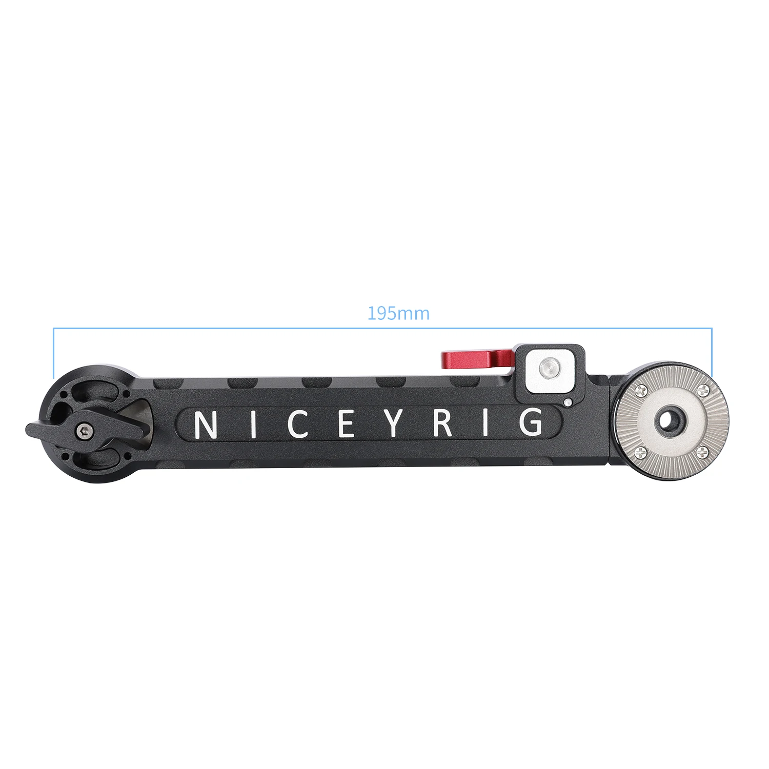 Ramię przedłużające Niceyrig Arri Rosette z regulacją długości (195 mm-295 mm) ze śrubami M6 — zdjęcie produktu 4