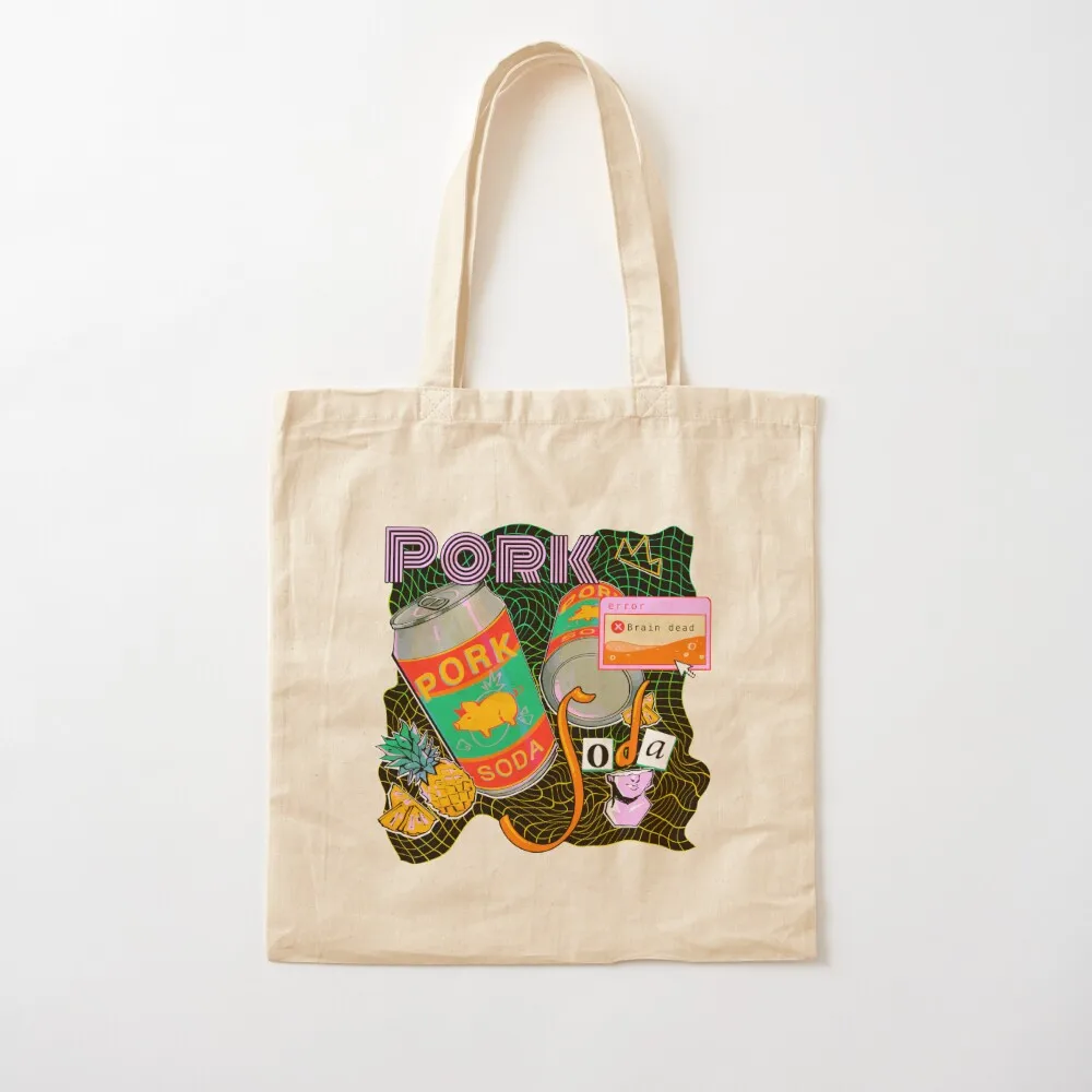 Pork Soda - Glass animals Tote Bag Handbags women tote bags men shopping bags foldable