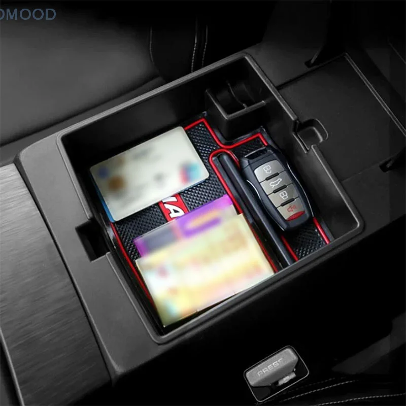 For Haval Jolion 2021 2022 2023 ABS Car Center Console Organizer Tray Case Armrest Storage Box Multi-Function Cover Accessories