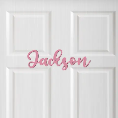 1PC Acrylic Custom Name Tag Classic Style Sign For Kids Room Decor Baby Birthday Party Decor Plaque Hanging art Sign
