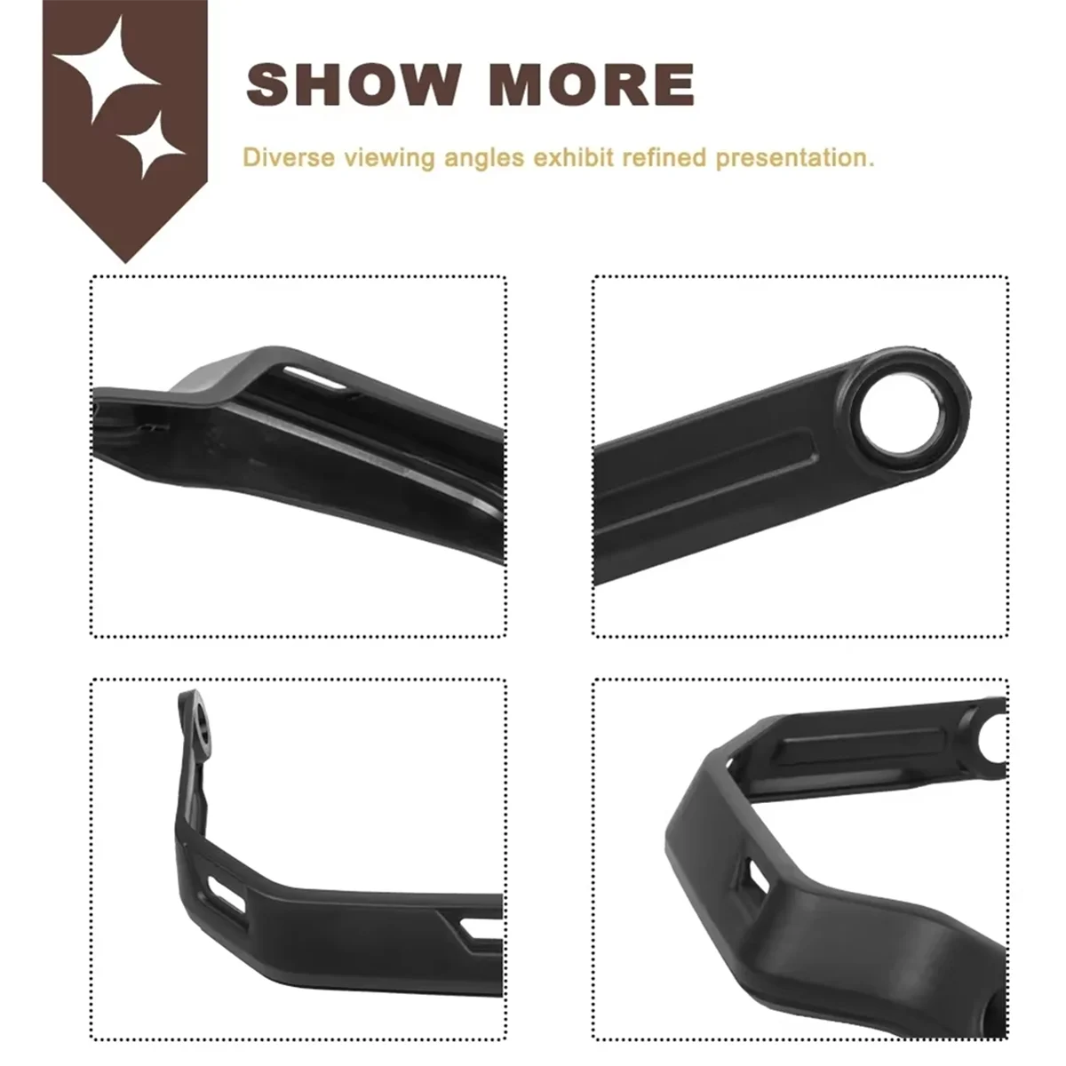 

Best-Selling Motorcycle Handguard Handlebar Bracket Windshield Protector For