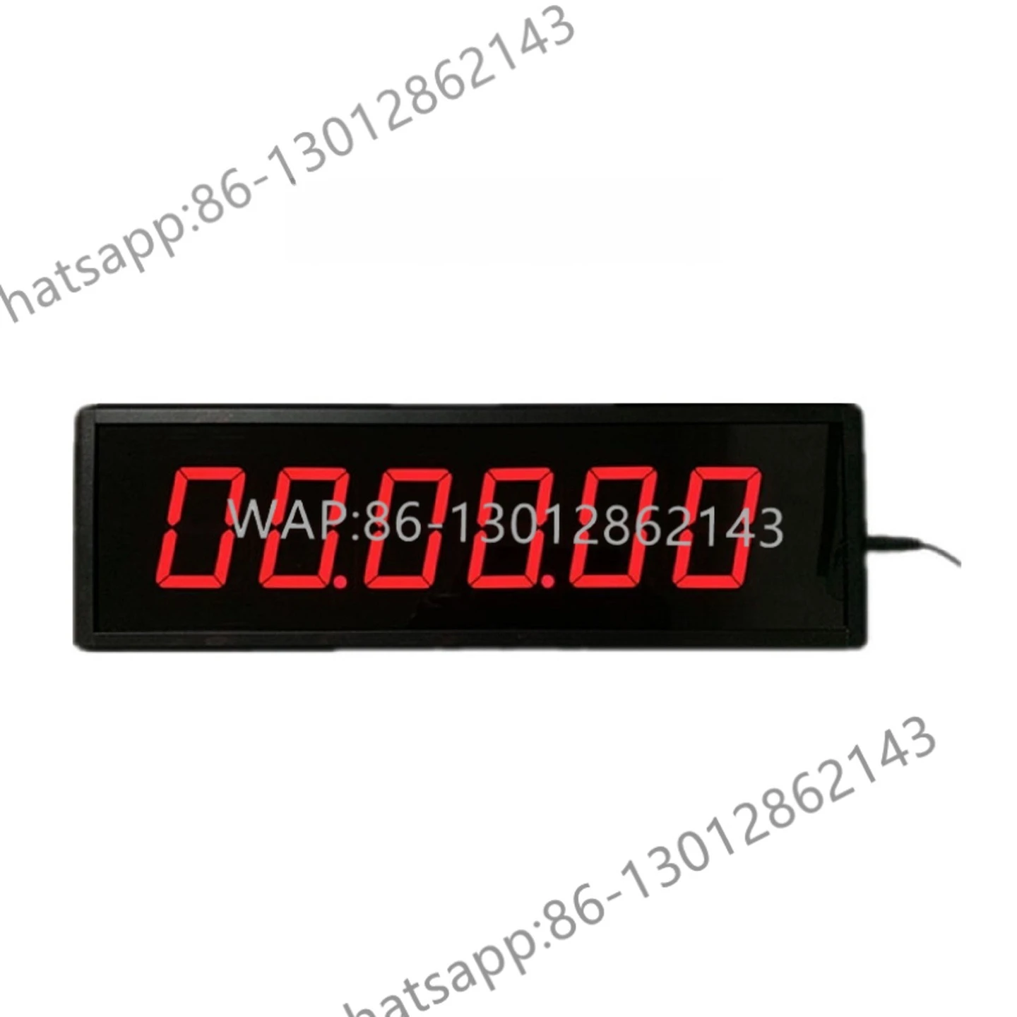 1PCS   NEW  Competition timer Countdown stopwatch counter LED digital display Training speech timing special belt charging