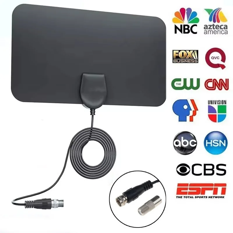 1080P High Definition 4K Digital TV Antenna For Global Digital TV RV High Gain Signal Booster Home RV Television Accessory Tool