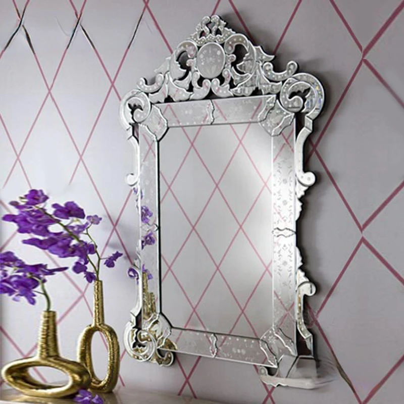 Carved mirror, decorative mirror, porch mirror, bathroom mirror, makeup mirror, export quality, hot selling 0273