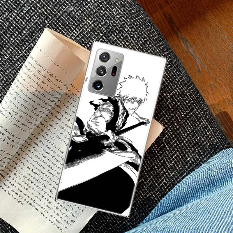 Japanese Anime Bleach Phone Case For Samsung Galaxy S20 S23 FE S21 S10 Plus S24 S22 Ultra Coque S10E S9 S8 S7 Edge Cover Capa Pa