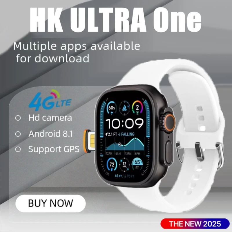 

Love this Original HK Ultra One 4G Smart Watch AMOLED Screen Camera GPS Wifi 32G ROM Network download any app Men's Women's