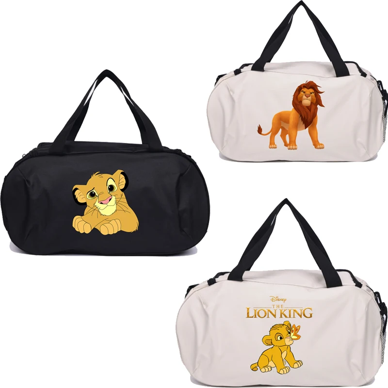 Disney Lion King Women Sport Gym Bag Women Outdoor Waterproof Large Capacity for Fitness Sports Handbag Backpack Travel Gym Bag