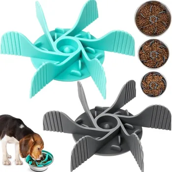 반려동물 피더 플러그인, 강력한 흡입 컵, 슬로우 푸드, 질식 방지 그릇, 편리한 쉬운 청소, 확장 개 식사 시간, 반려동물 용품 