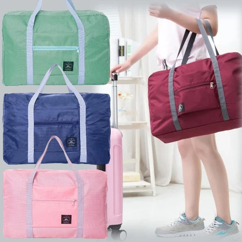 경량 방수 접이식 기저귀 여행 가방, 아기 물건 엄마 가방, 휴대용 수하물 보관 정리함 가방, 지퍼 포함