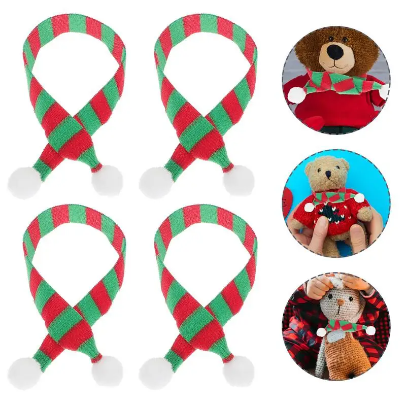 20pcs Accessories Christmas Candy Scarf Snowman Christmas Tree Costume For 20Cm Elfs Holiday Dress Up Birthday Gift