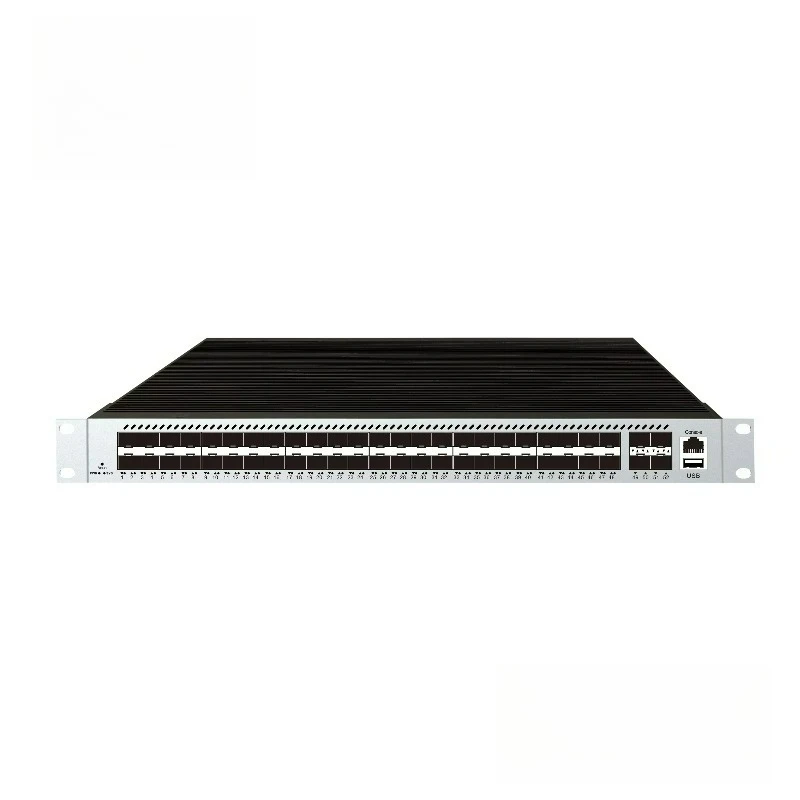 48 SFP Ports Industrial Managed Network Switches, 4 10G SFP Uplink Ports,ERPS , Dynamic Routing, ERPS,4K VLAN, Rack Mounted, 6KV