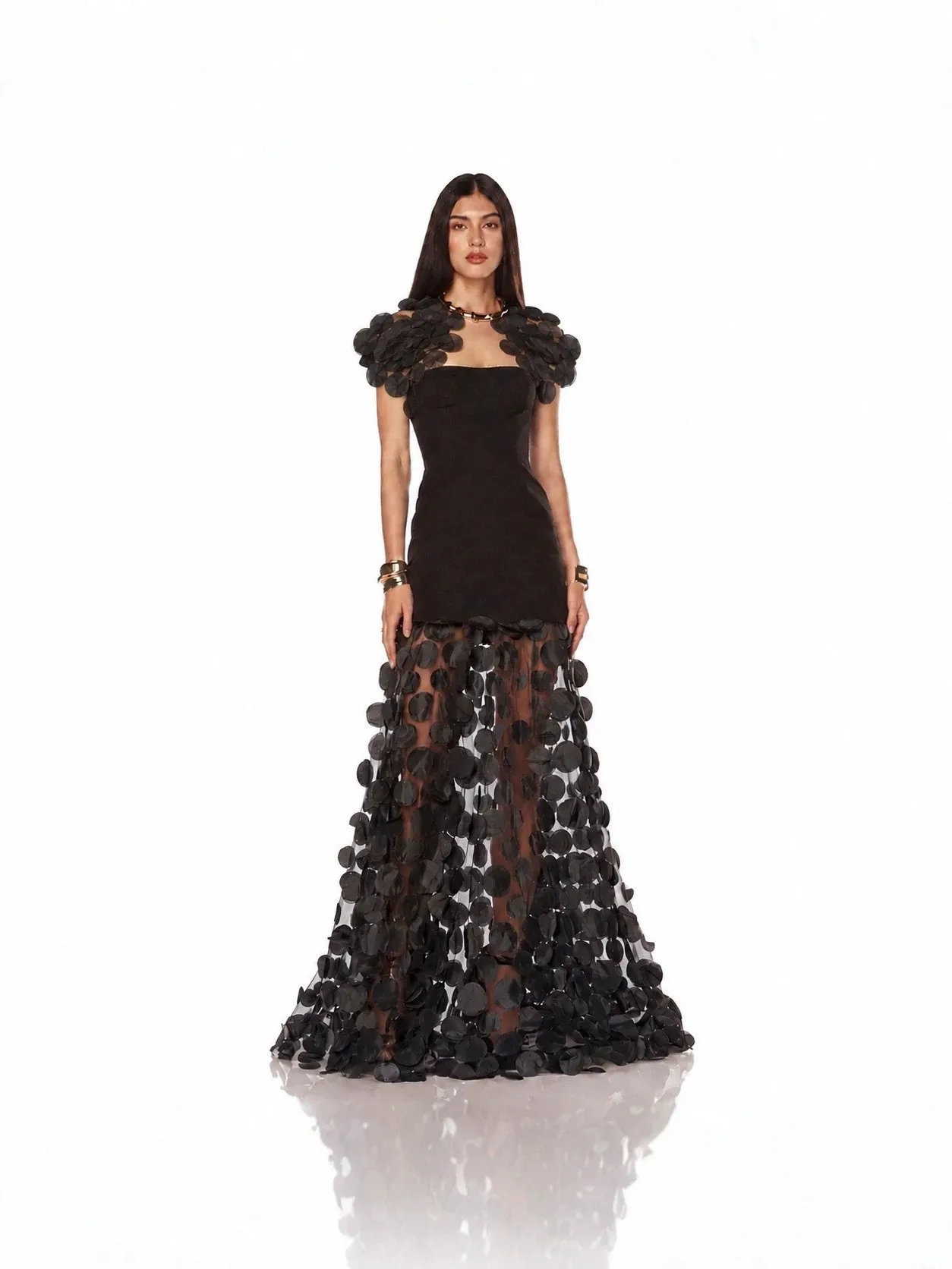 elegant-petal-lace-edged-evening-gown-beautiful-party-dress-suitable-for-gatherings-evening-dress-with-train-for-women