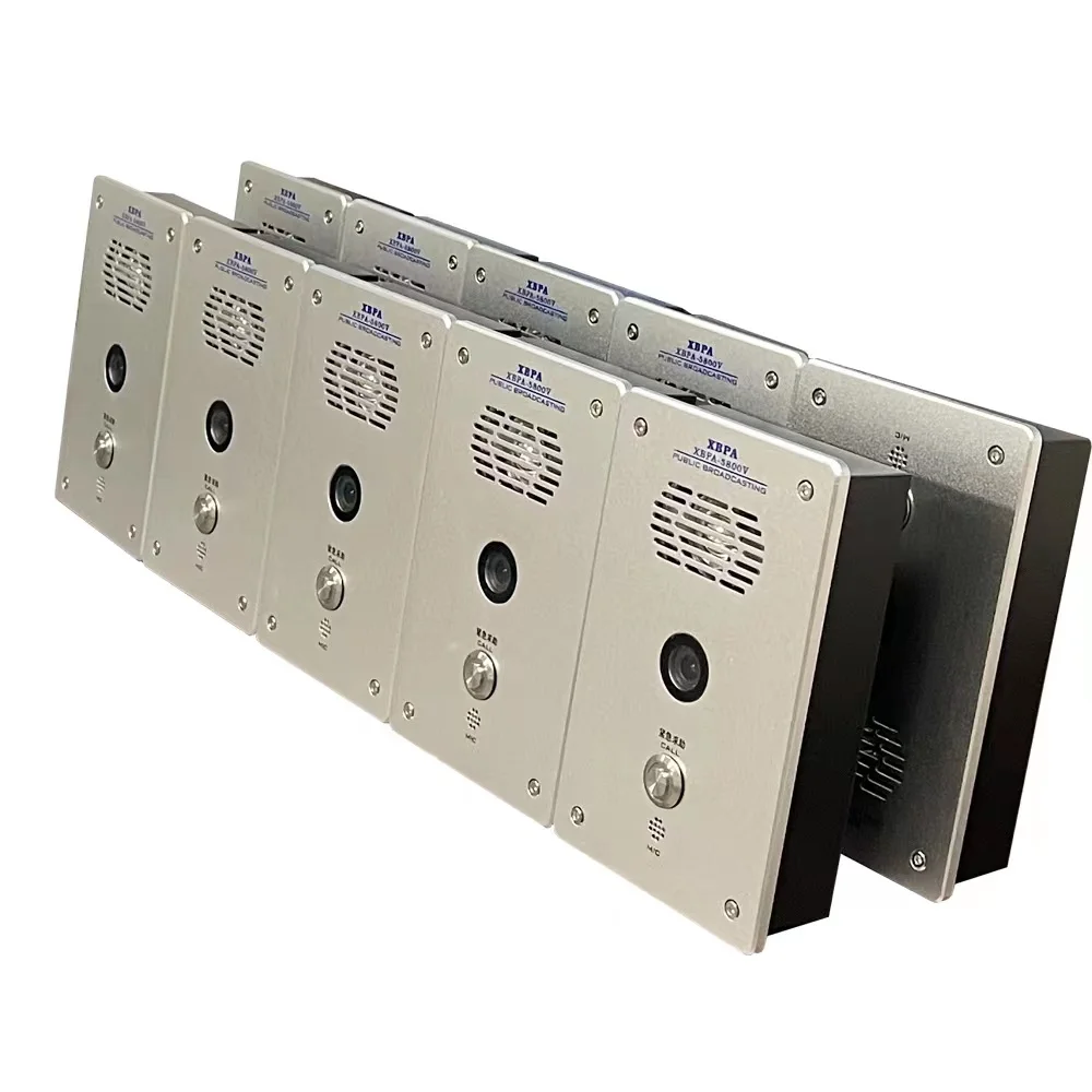 SIP/IP Intercom System Supports RJ45 Wireless WIFI Network Access. Realize Two-way Voice Intercom and Broadcast Functions.