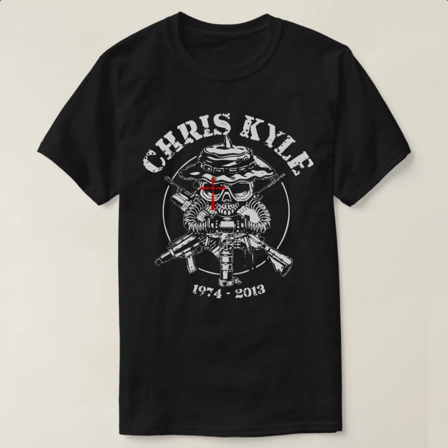 American Sniper Chris Kyle T-Shirt New 100% Cotton O-Neck Short Sleeve Summer Casual Mens T-shirt Size S-3XL