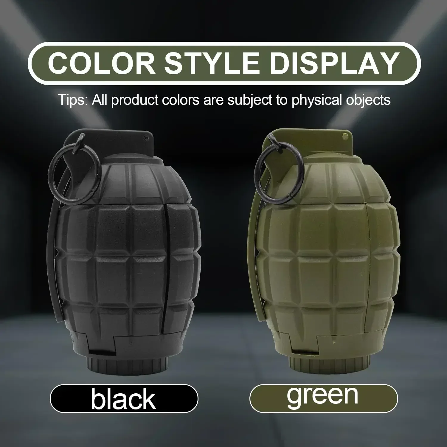 B2PCS MF-36 قنابل يدوية لعبة بلاستيكية قابلة لإعادة الاستخدام الربيع بالطاقة تأثير قنبلات يدوية نموذج ل Airsoft الألوان CS لعبة لعب الأدوار الدعامة