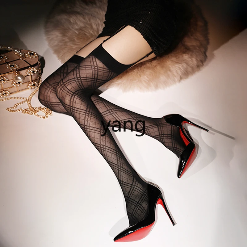 LMM Stockings Silky 10D Modern Wear Integrated Suspender Stockings