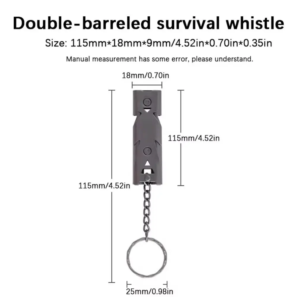 Multi-function Emergency Survival Whistle Loud Sound Lightweight Outdoor Survival Whistle Professional Lifesaving
