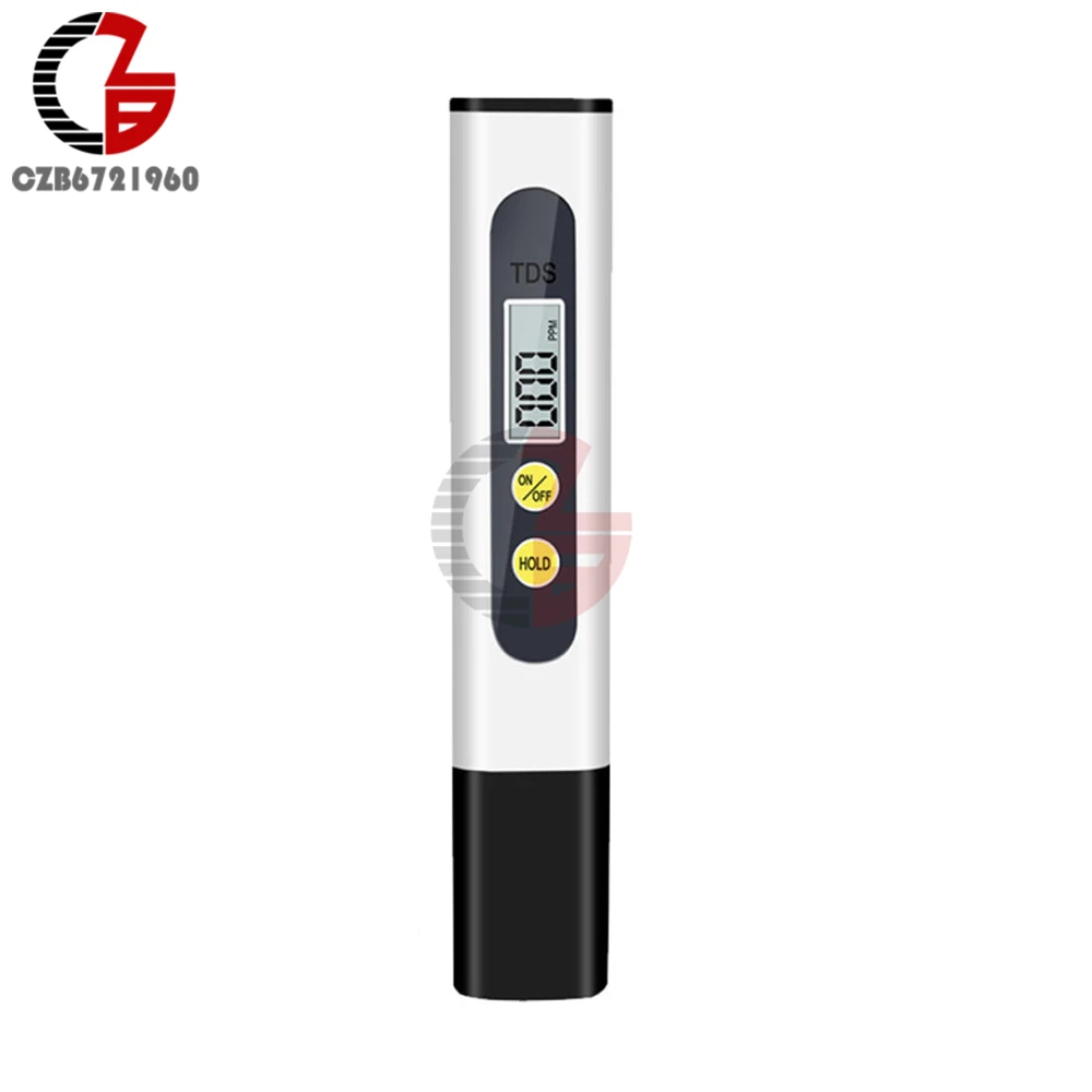 TDS PH Meter Digital Water Tester 0-9990ppm Drinking Water Quality Analyzer Monitor Filter Rapid Test Aquarium Hydroponics Pools