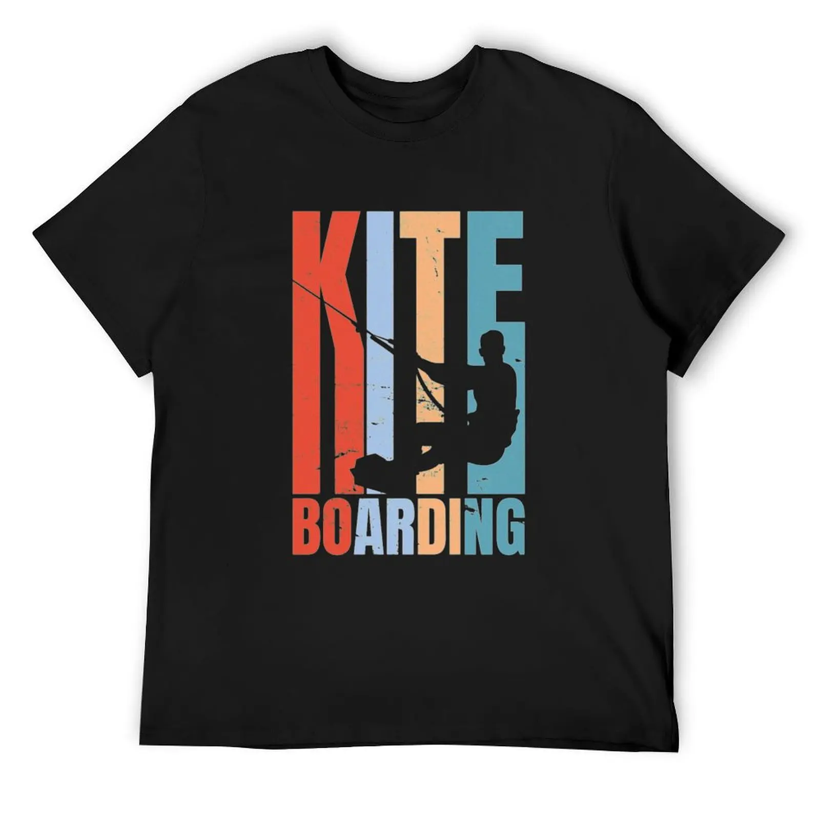 Kiteboarding Kitesurfer Vintage Kite Gift T-Shirt designer shirts vintage anime shirt man clothes mens champion t shirts