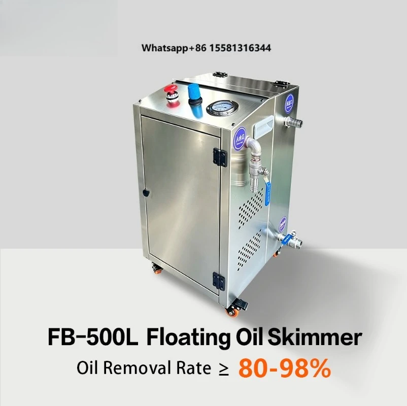 FM-500LB Floating Ball Oil Skimmer Oil Water Separator 1-500L/H for CNC Cutting Fluid Coolant Recycling Tramp Oil Removal