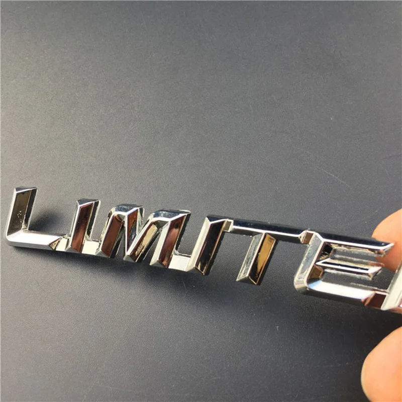 3D Metal Chrome Black Red Logo LIMITED Emblem Car Fender Badge Trunk Decal For Toyota Highlander LIMITED Sticker Accessories - view 5