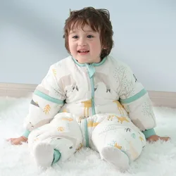 2.5 Tog Spring Autumn Baby Sleeping Bag Thick 3.5 Tog Winter Children Sleepsack Saco Para Dormir Bebe Recien Nacido Couchage