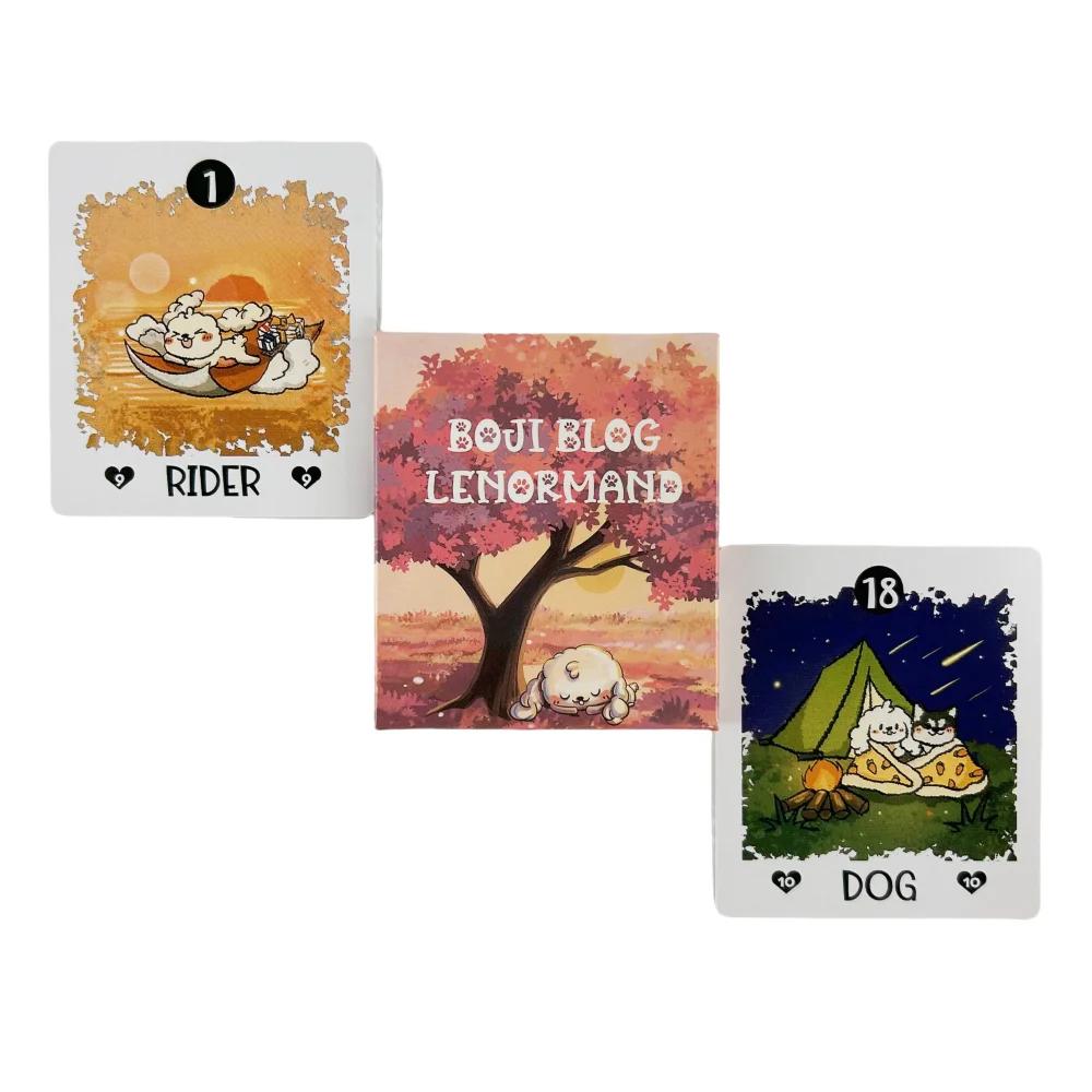 Boji Blog Lenormand Oracle Cards A 40 Deck Tarot English Visions Divination Edition Borad Playing Games