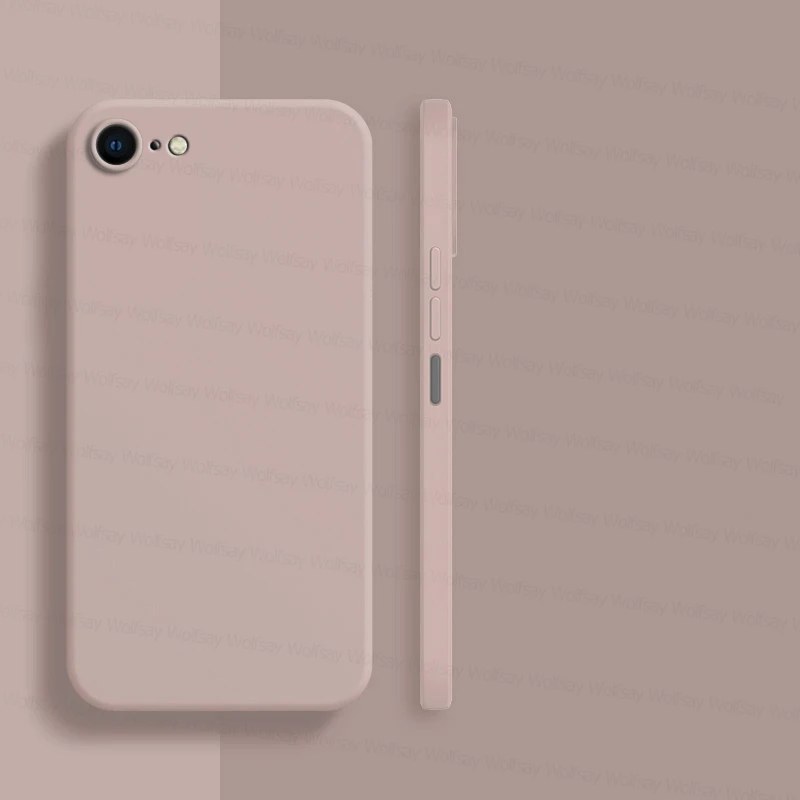 Für iPhone 8 Fall Für iPhone SE 2022 2020 7 8 Plus Abdeckung Fall Luxus Stoßfest Weiche TPU Flüssigkeit Silikon telefon Zurück Abdeckung Fall