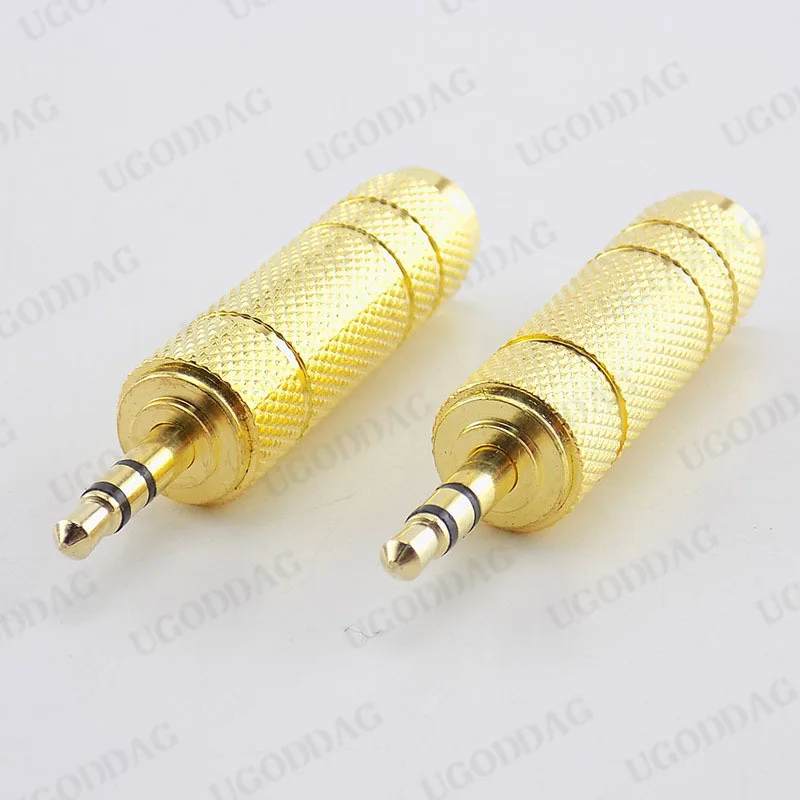 3.5Mm Mannelijk Naar 6.5Mm Vrouwelijke Jack Stereo Hoofdtelefoon Audio Adapter Home Connectors Adapter Microfoon Audio Adapter