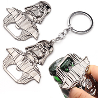 Disney Movie Classic Figure Darth Vader Keychain Bottle Opener Alloy Key Rings Key Chain Trinkets for Fans Gifts