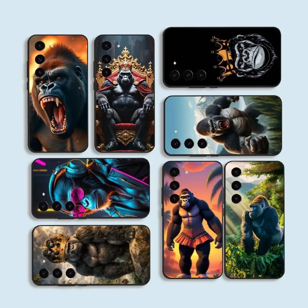 Monkey Gorilla COOL Phone Case For Samsung Galaxy S21 S22 S23 S24ULTRA S25ULTRA FE Ultra Plus5G A52S S26 Soft Cover
